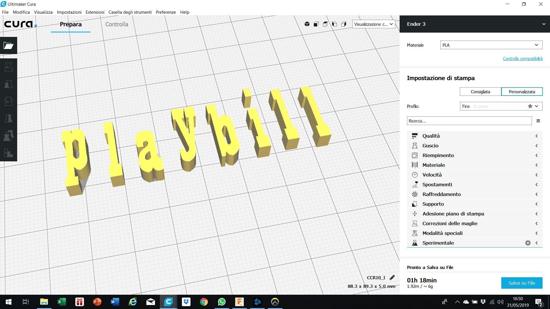 PLAYBILL font uppercase and lowercase 3D letters STL file 3D print model_5
