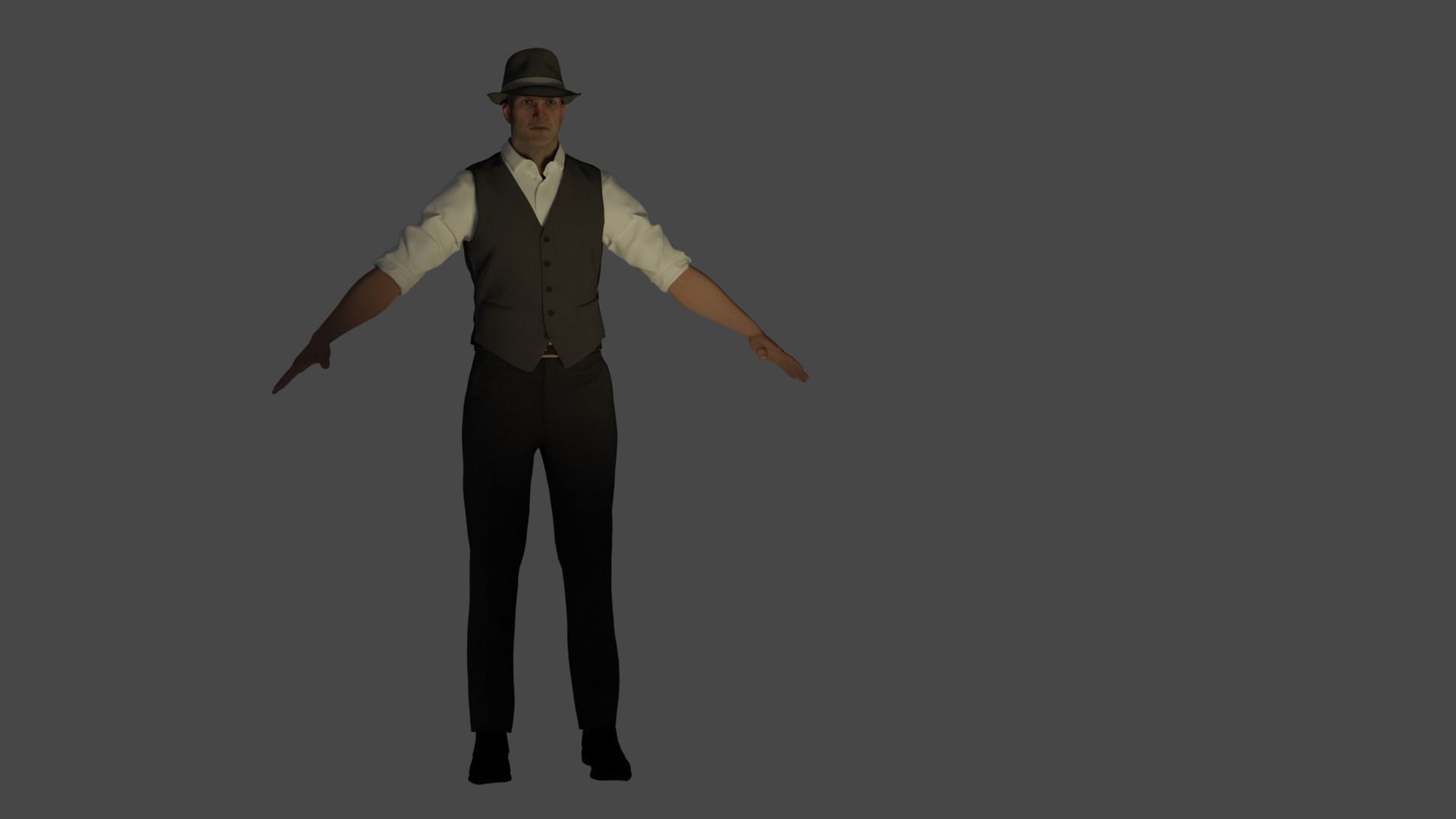 Detective Noir 3d model 3D model_2
