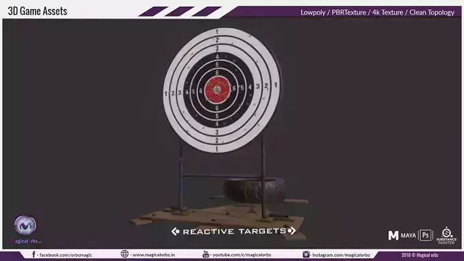 Reactive Target Game props