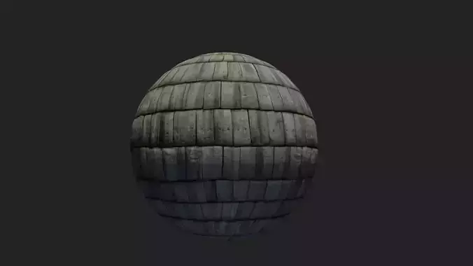 Roof Wood - PBR Texture