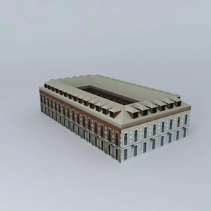 Hotel in Aranjuez 3D model_0