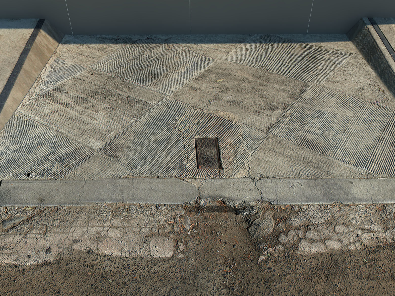 Photorealistic Sidewalks Package 3D model_22