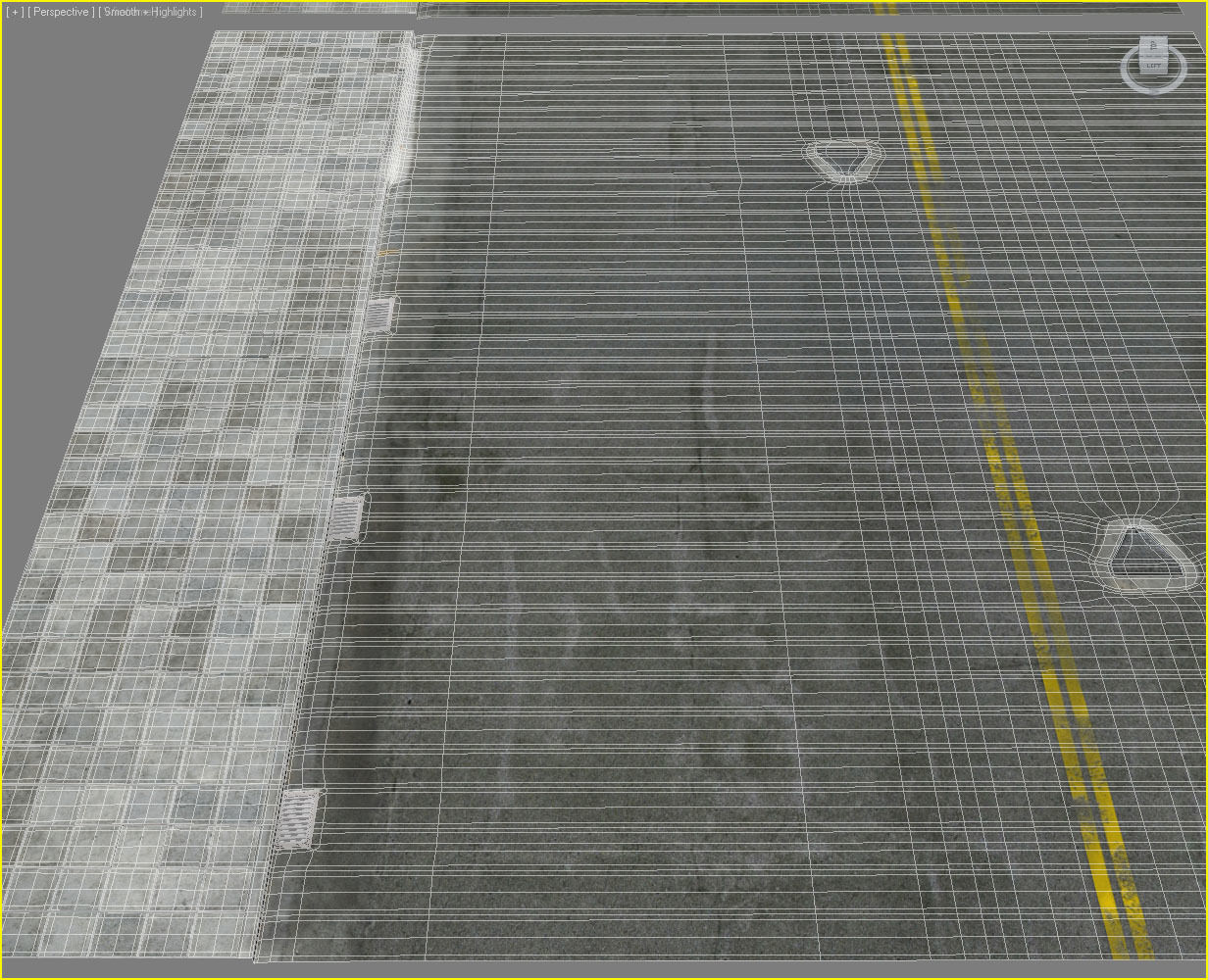 Photorealistic Sidewalks Package 3D model_5