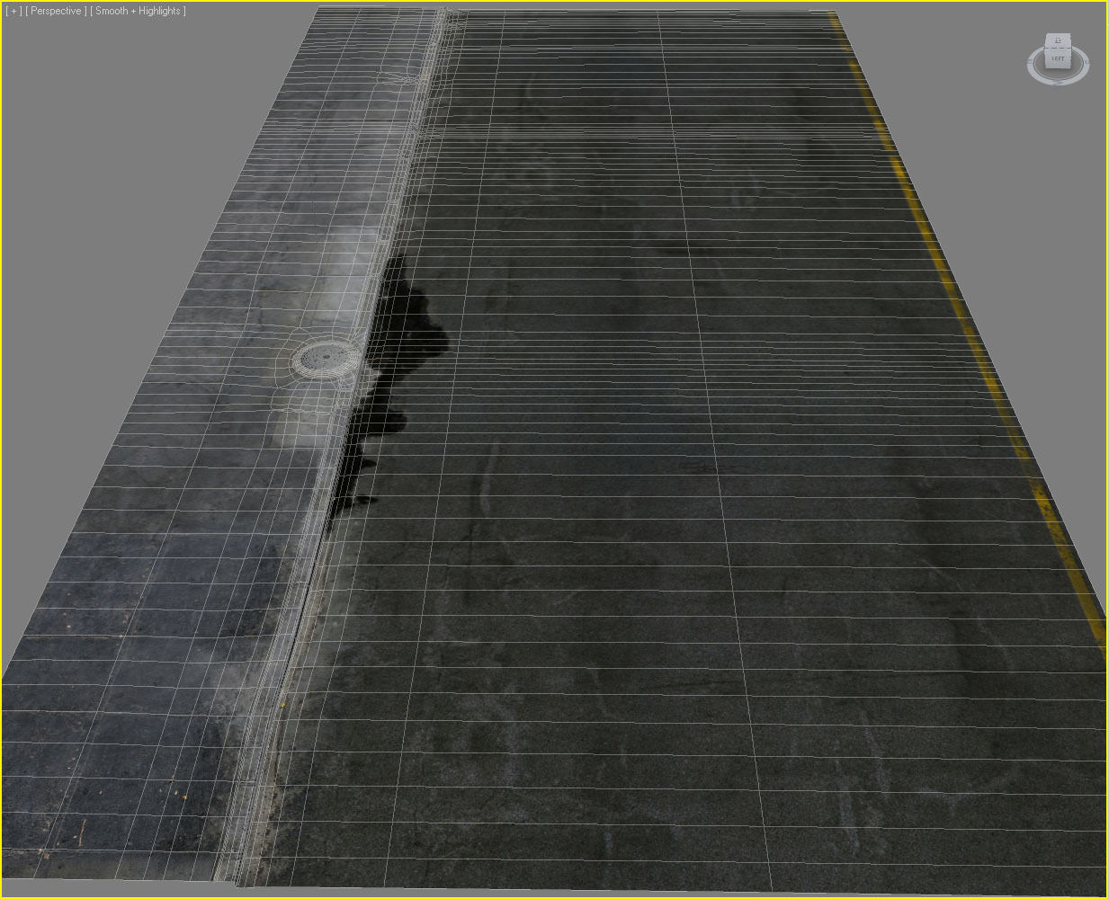 Photorealistic Sidewalks Package 3D model_10