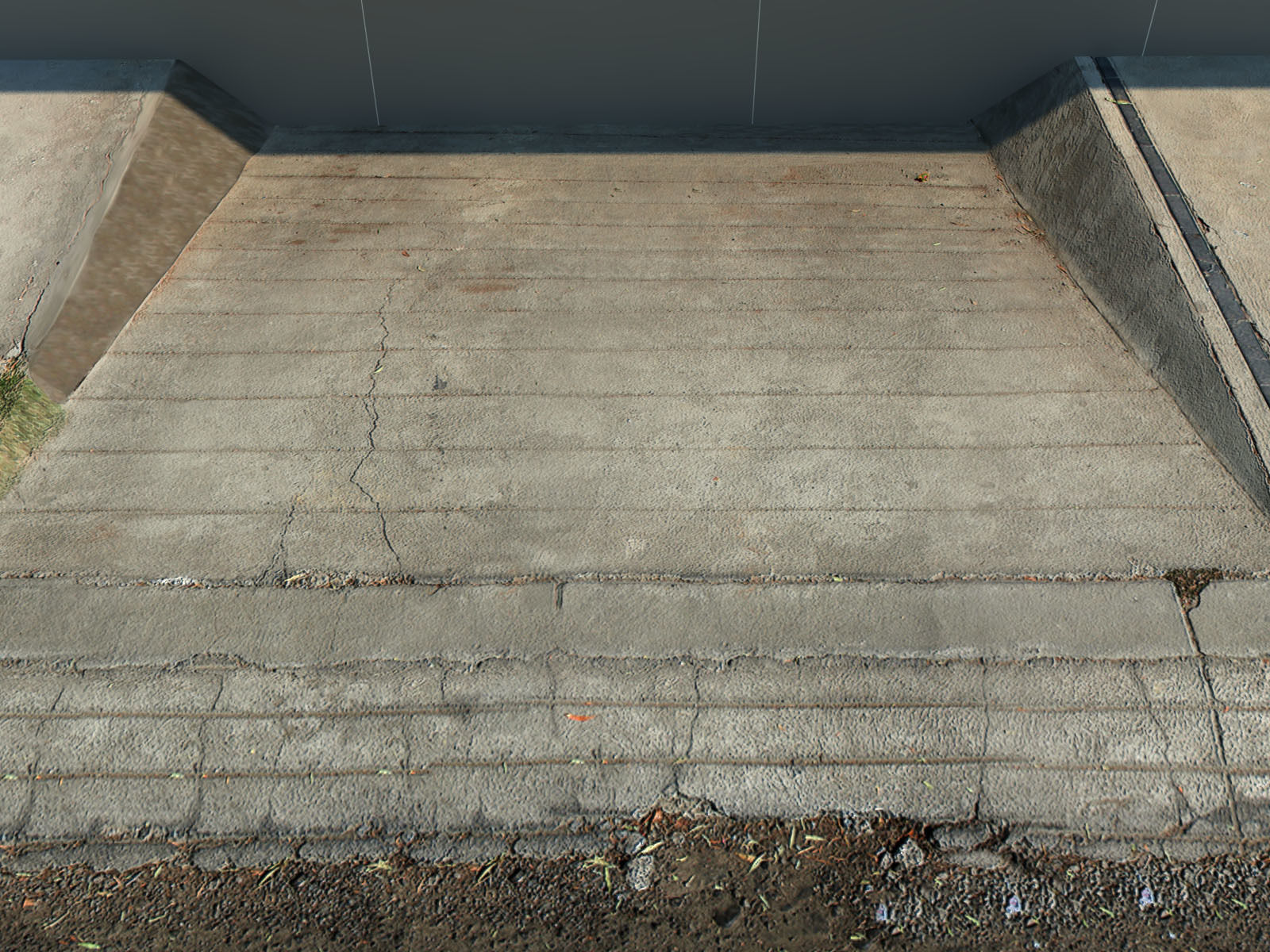 Photorealistic Sidewalks Package 3D model_23