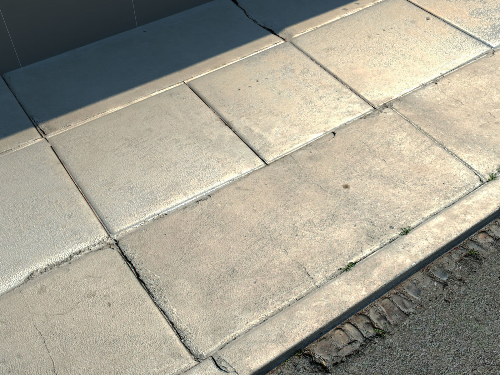 Photorealistic Sidewalks Package 3D model_16