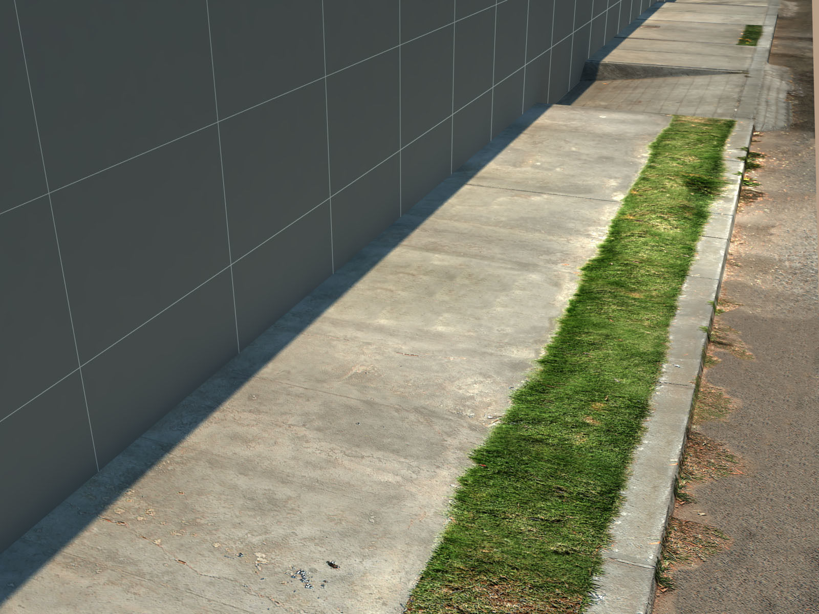 Photorealistic Sidewalks Package 3D model_19