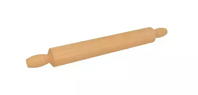 Rolling Pin Low-poly 3D model