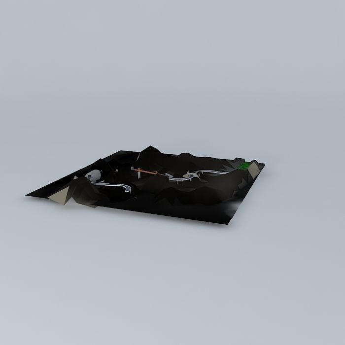 MOUNTAIN PASS 3D model_1