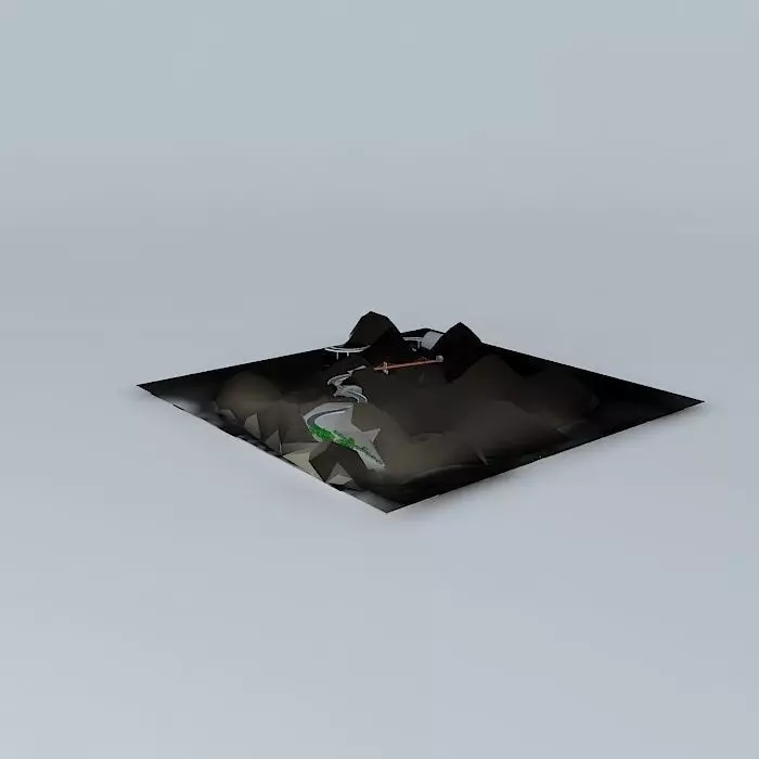 MOUNTAIN PASS 3D model_0