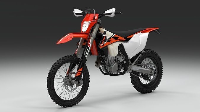 KTM EXC 450-500 2018  3D model