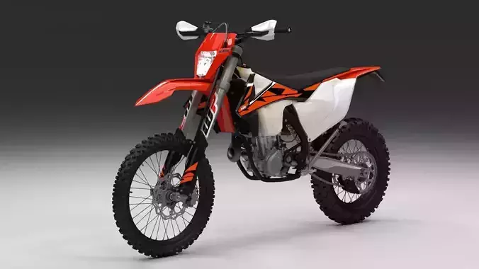 KTM EXC 450-500 2018  3D model