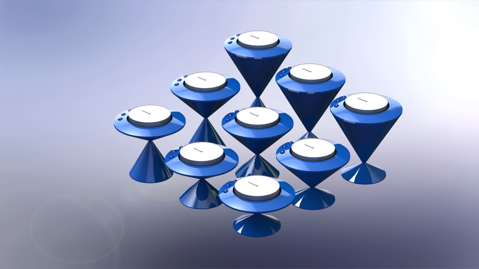 Modular Candle Holder 3D print model_2