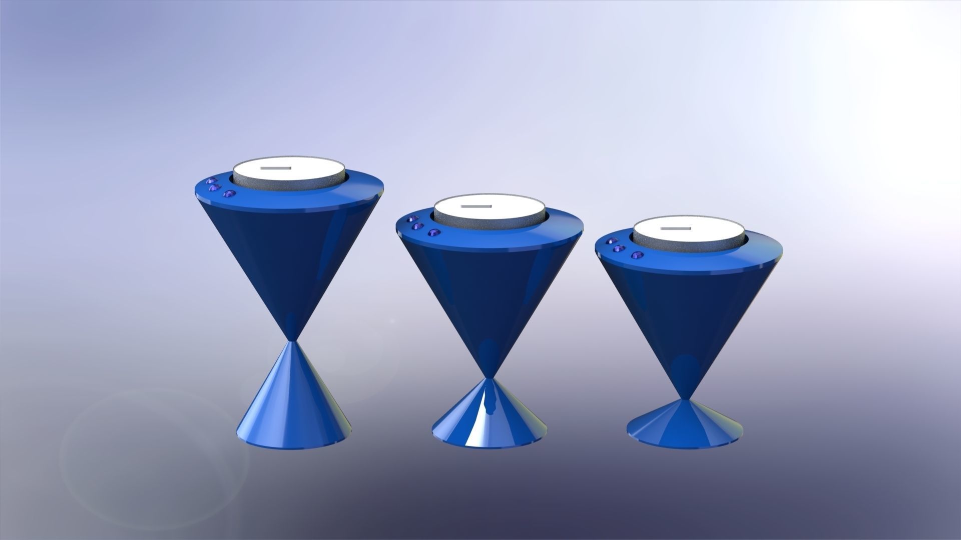 Modular Candle Holder 3D print model_4