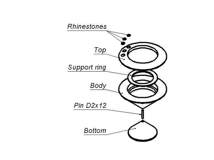 Modular Candle Holder 3D print model_7