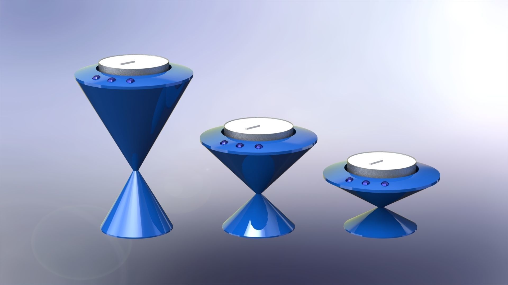 Modular Candle Holder 3D print model_3