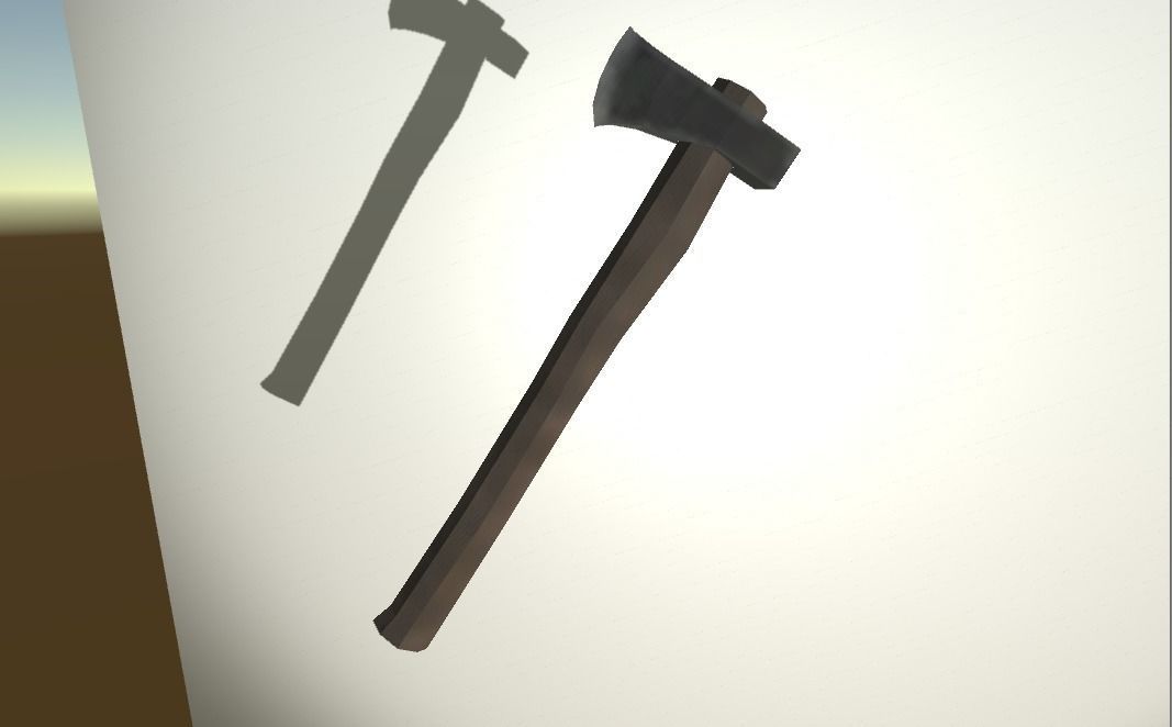 Simple lumber axe model realtime CGTrader