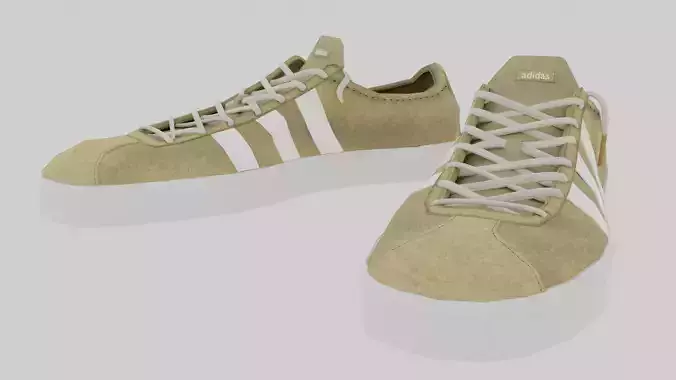 Snickers Adidas Leather Low Poly - VR