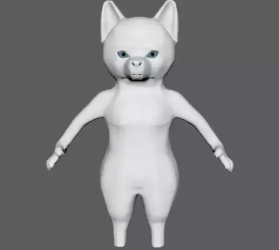 Pomeranian Character 3D model