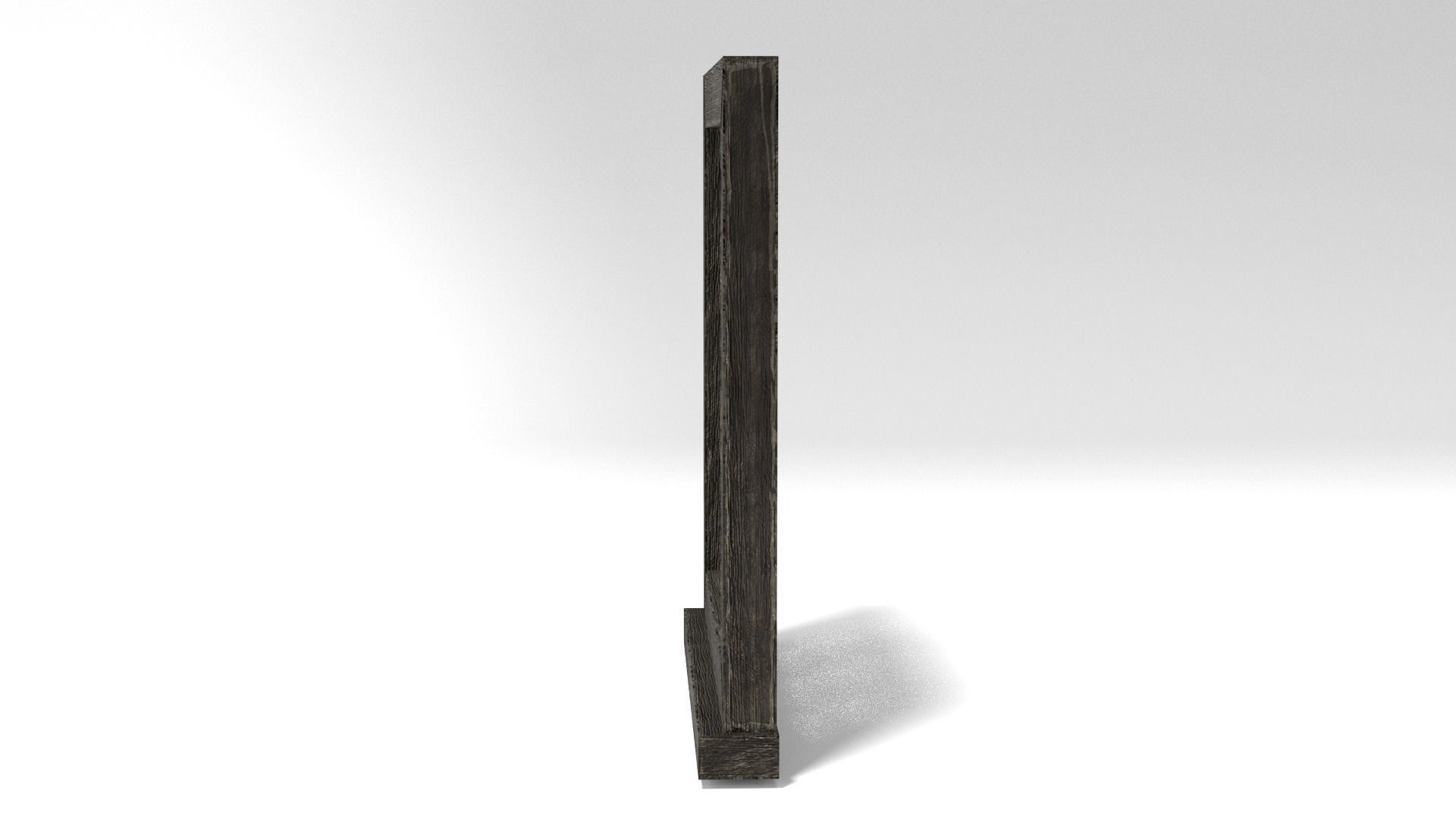 Medieval Window Small Square Glass 3D Model Tudor Low-poly 3D model_6