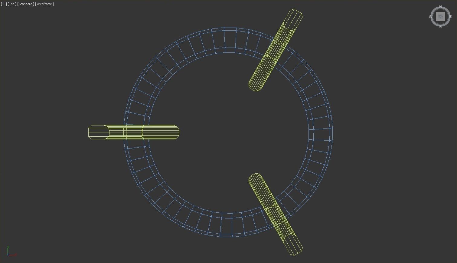 Wooden Stool - 3ds Max 3D model_29