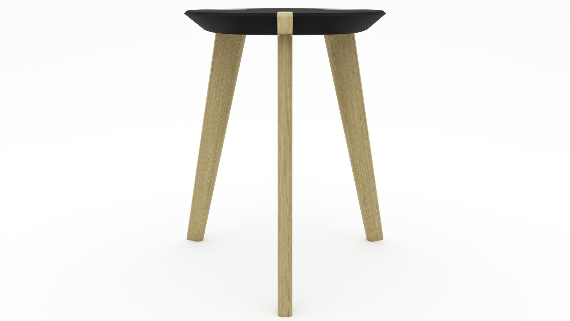 Wooden Stool - 3ds Max 3D model_21