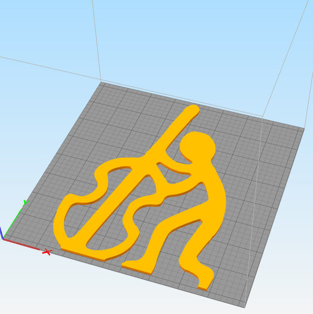 Musicians team wall decoration  3D print model_5