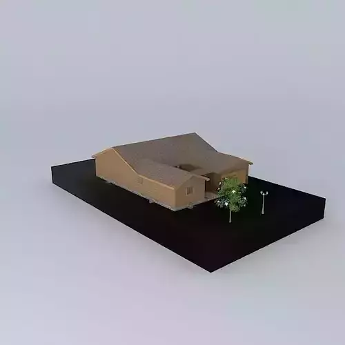 standard tract house with basement