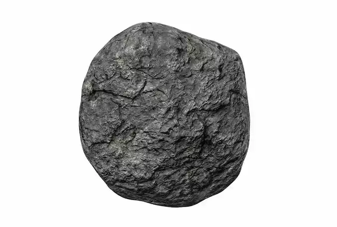 Rough Rock 5 PBR Low-poly 3D model