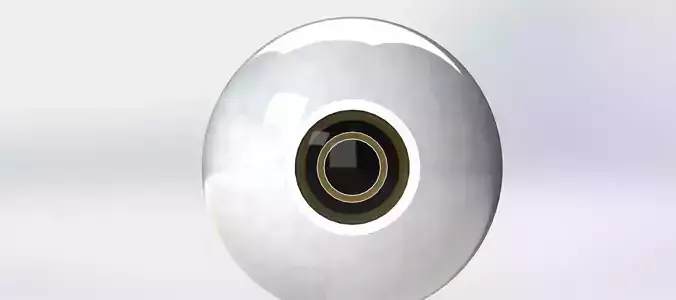 deus ex inpired bionic eye 3D model