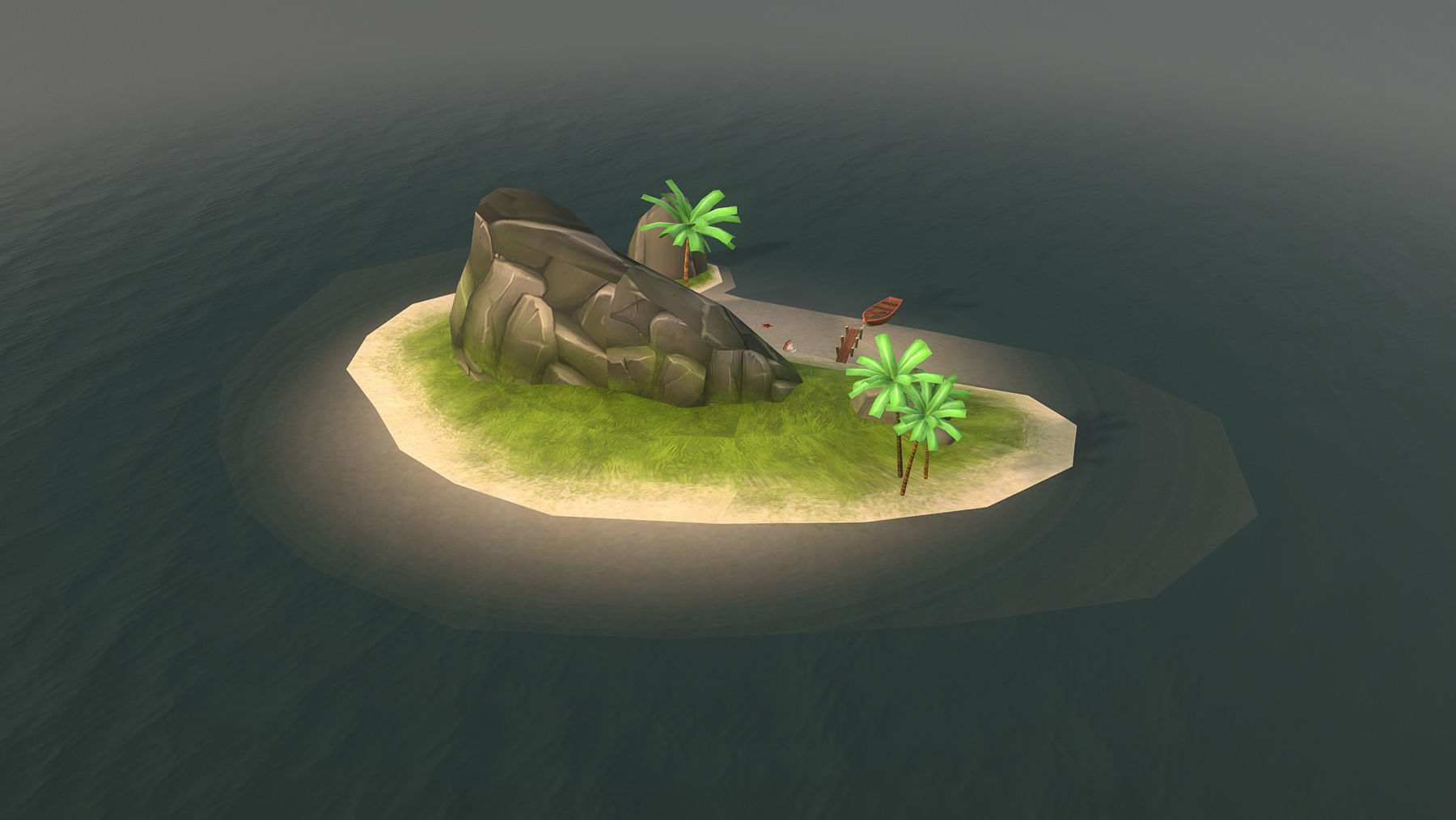 PirateCollection Island Low-poly 3D model_9