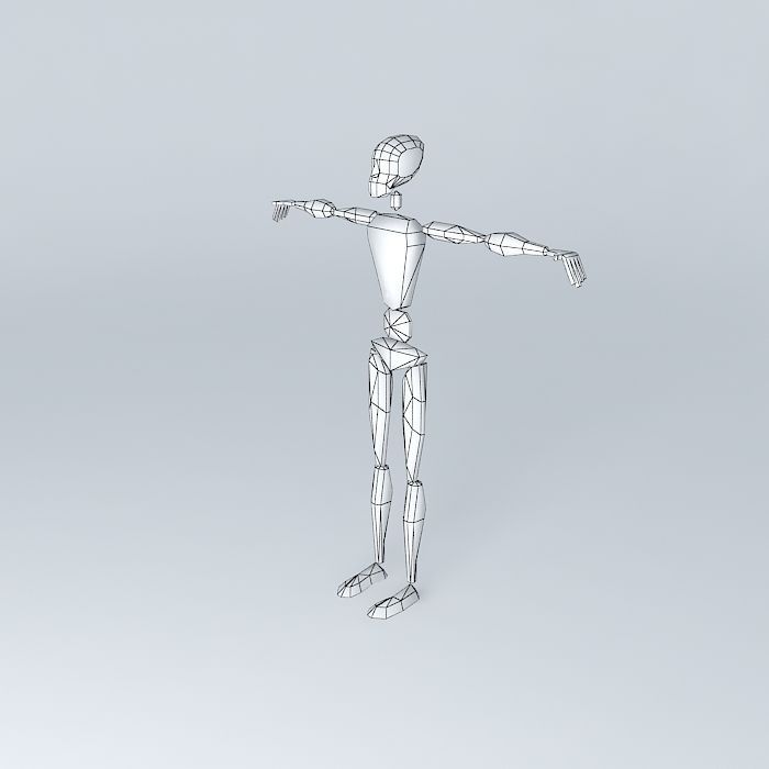 3D body base Free 3D model_3