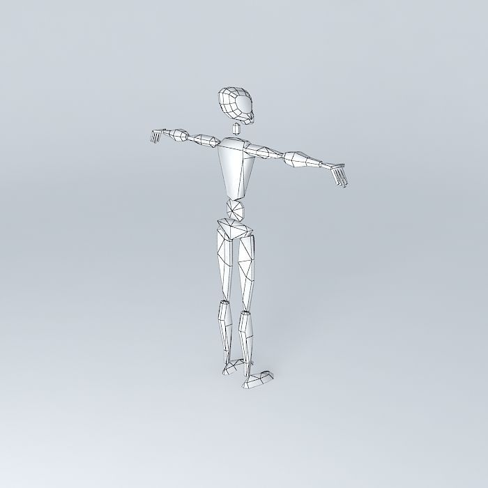 3D body base Free 3D model_4
