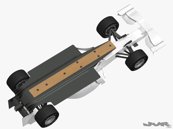 Generic F1 2012 Race Car 3D model_5
