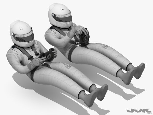 Generic F1 2012 Race Car 3D model_9