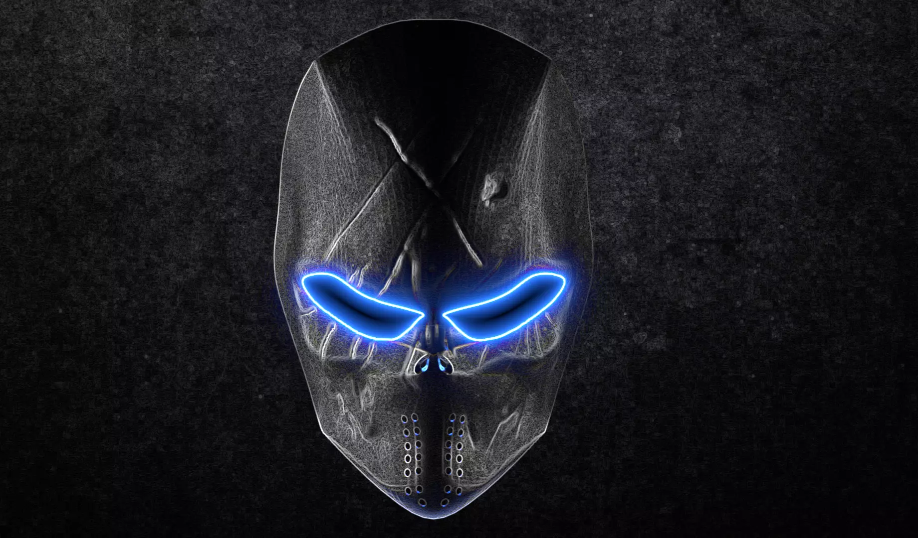 3D printable mask 3D print model