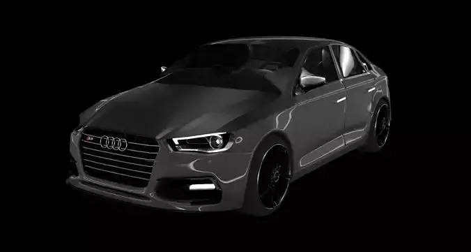 Audi S3 2015 5-door 3D model
