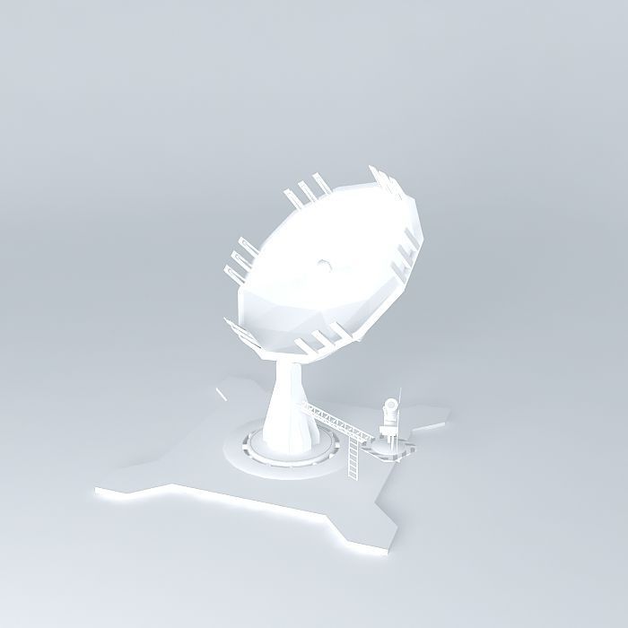 Turret Telescope Free 3D model_1