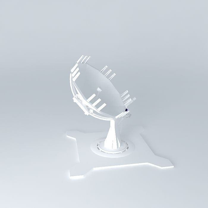 Turret Telescope Free 3D model_2