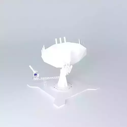 Turret Telescope Free 3D model
