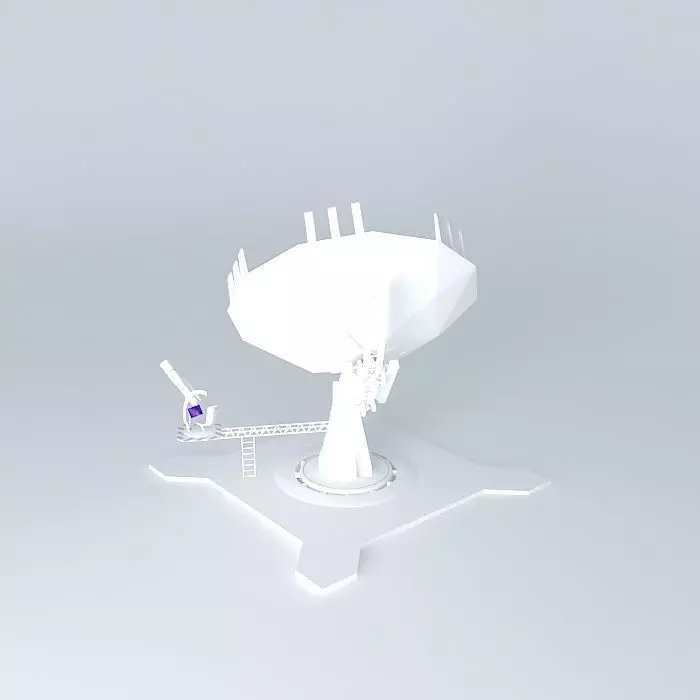 Turret Telescope Free 3D model_0