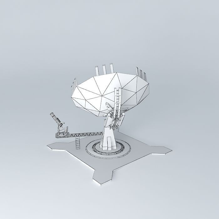 Turret Telescope Free 3D model_3