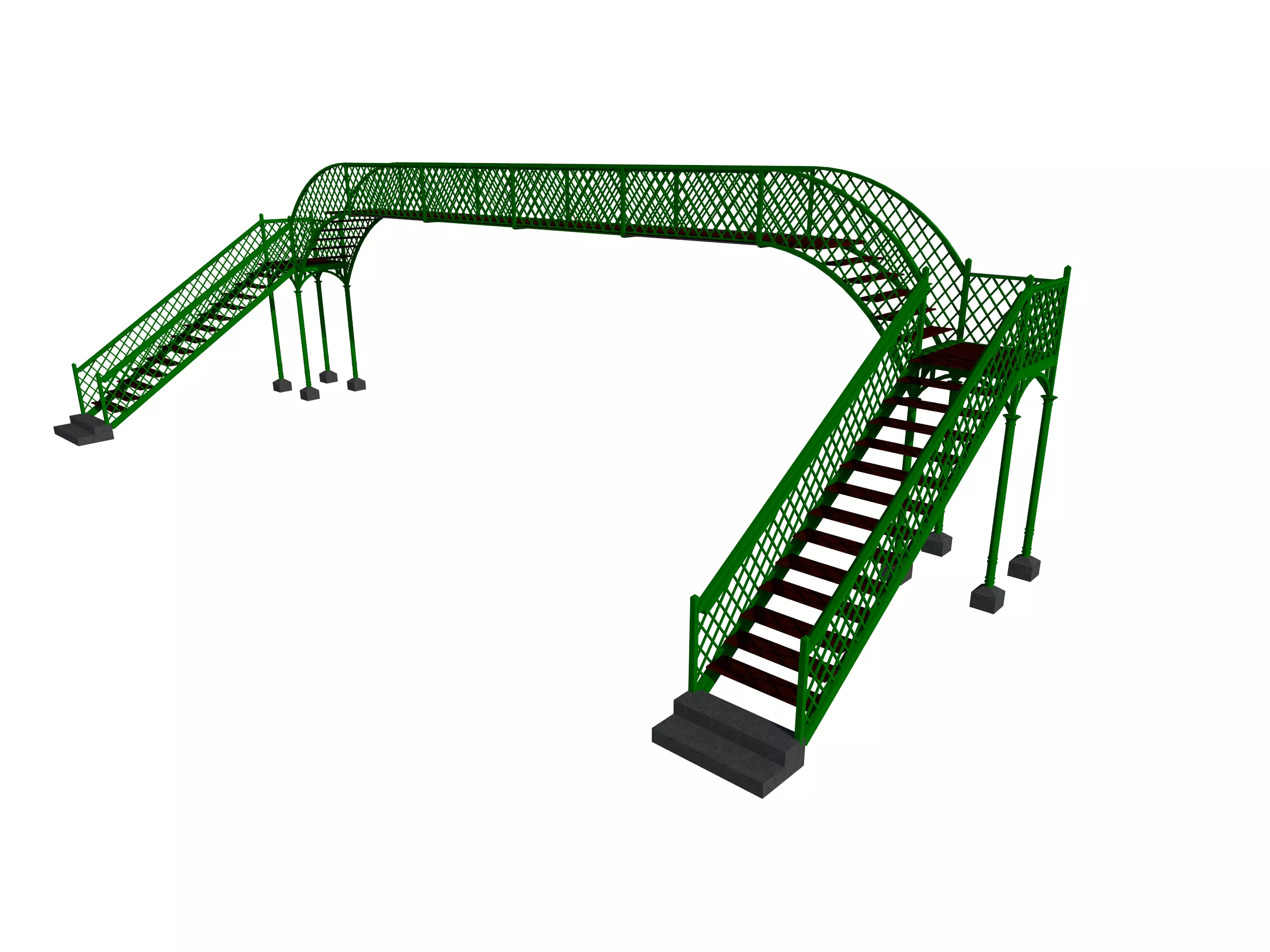 Pedestrian Bridge FCCA 3D model_0