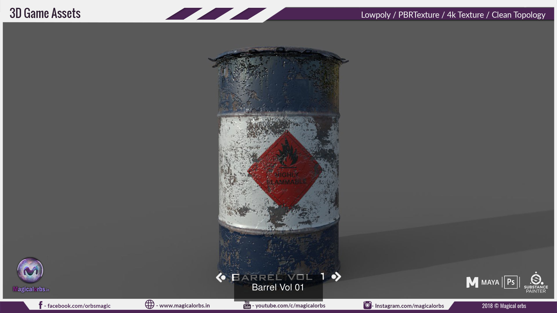 Barrel collection 4 in 1 texture  _1