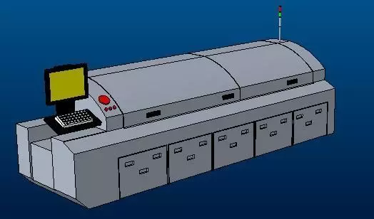 SMT reflow Free low-poly 3D model_0