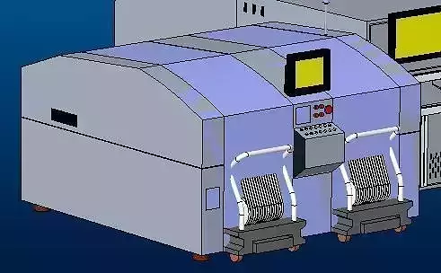 SMT machine Free low-poly 3D model