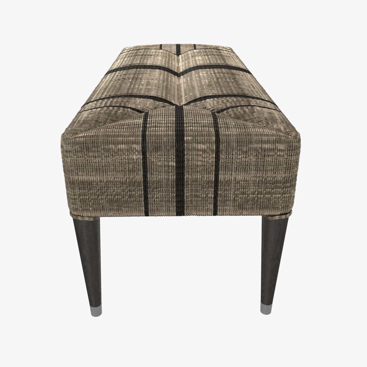 Palecek Fritz Rope Bench 3d model 3D model_3