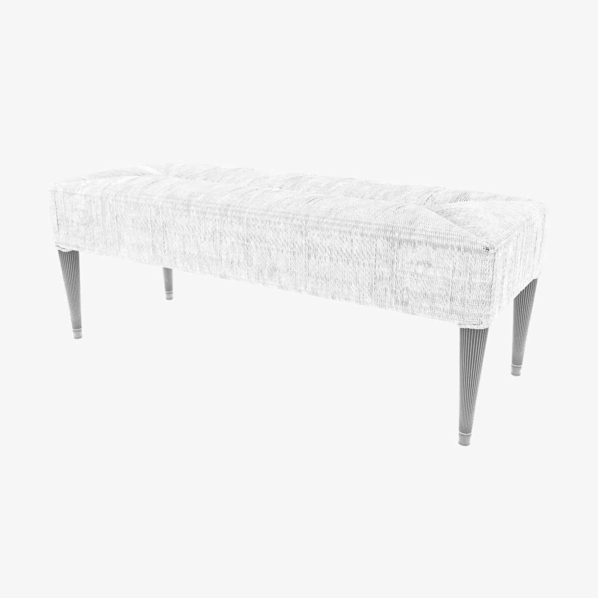 Palecek Fritz Rope Bench 3d model 3D model_9