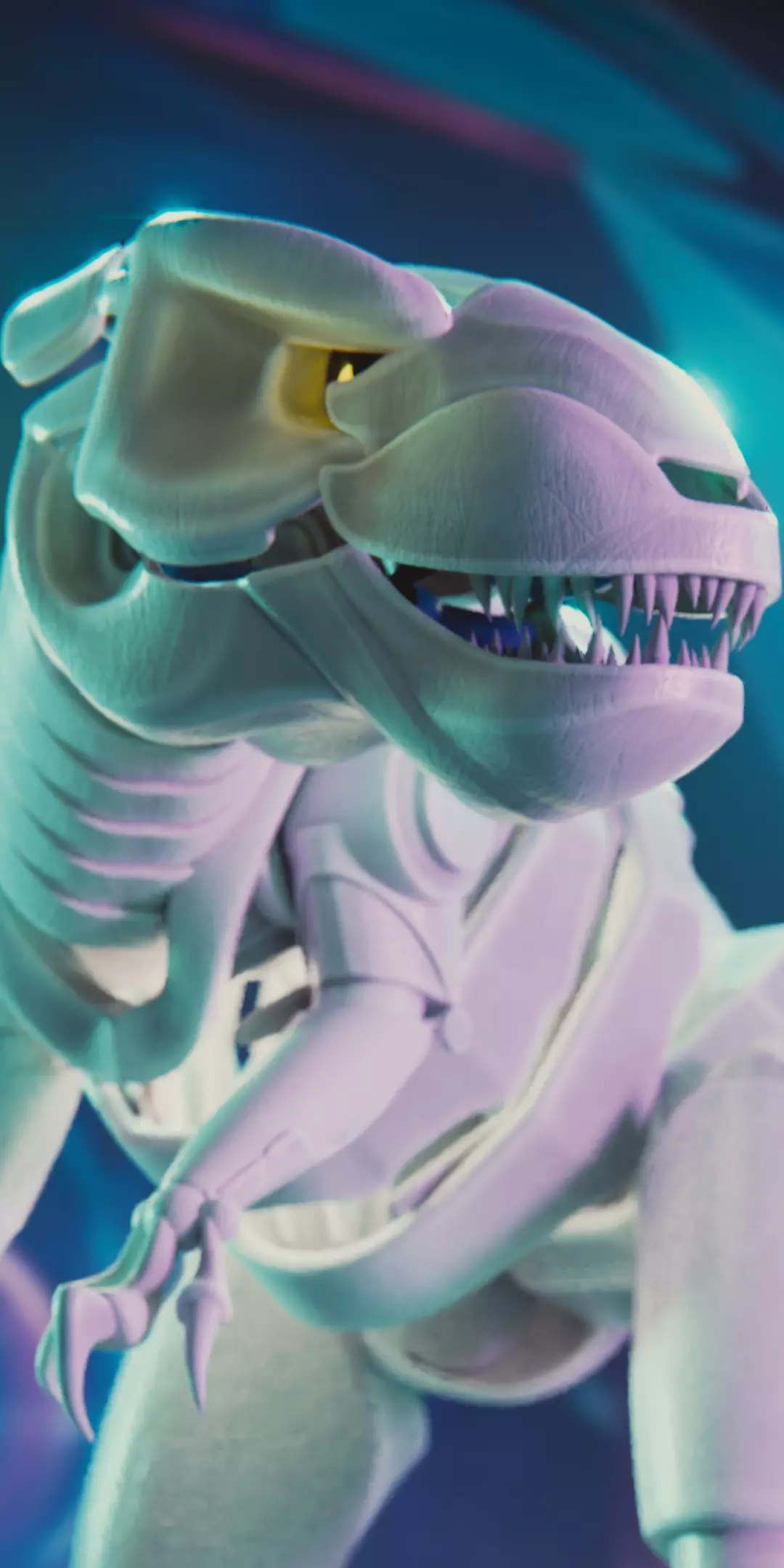 Robotic Dinosaur Skeleton 3D model_0