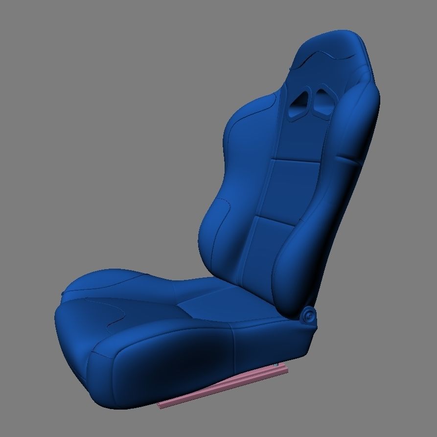TKs Racing Seat Free 3D model_5